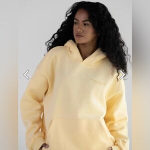 Comfrt Collection Pastel Zip-Up Hoodie Canary Yellow XL (sold out color)